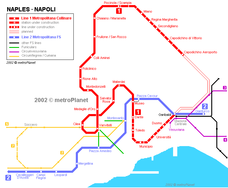 napoli metro carte